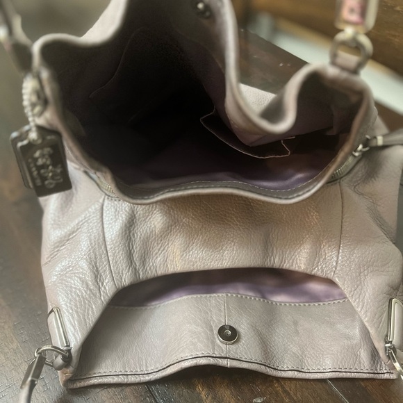 Coach Gray Leather Hobo Bag with Slouchy Silhouette#26224 - Picture 15 of 15